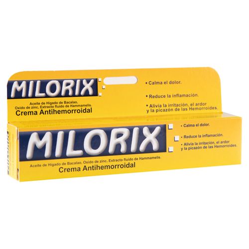 Crema antihemorroidal Milorix con aceite de hígado de bacalao - 20 g