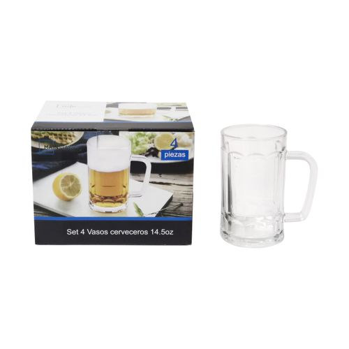 Ms Set 4 Vasos Cerveceros 14.5Oz
