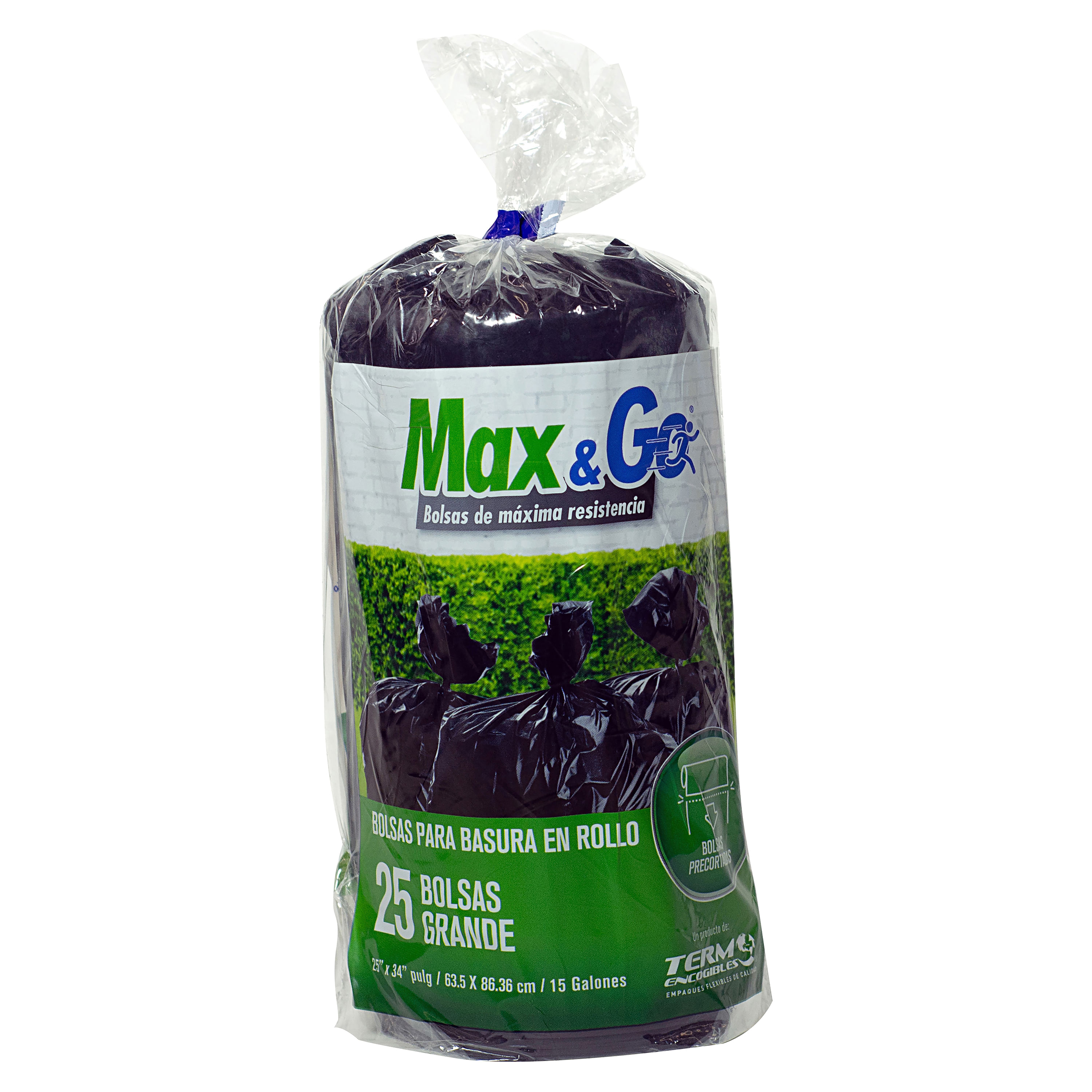 Comprar Bolsa Para Basura Supermax, Negra Grande 25 unidades