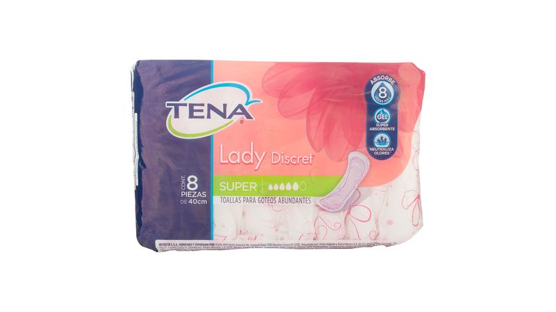 Comprar Toalla Incontinencia Tena Lady Super 8 Unidades, Walmart Guatemala  - Maxi Despensa