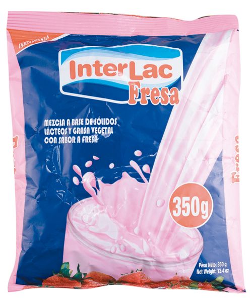 Bebida Interlac Lactea Fresa - 350gr