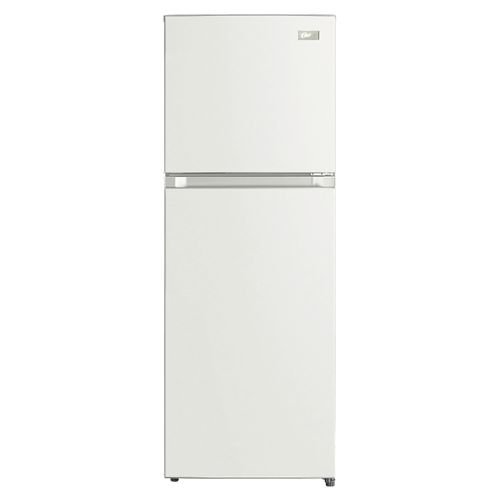 Refrigeradora No Frost Oster 249 Litros 9 Pies Cubicos Blanca 2 Puertas Luz Led Manija Escondida  Bandejas De Vidrio Templado