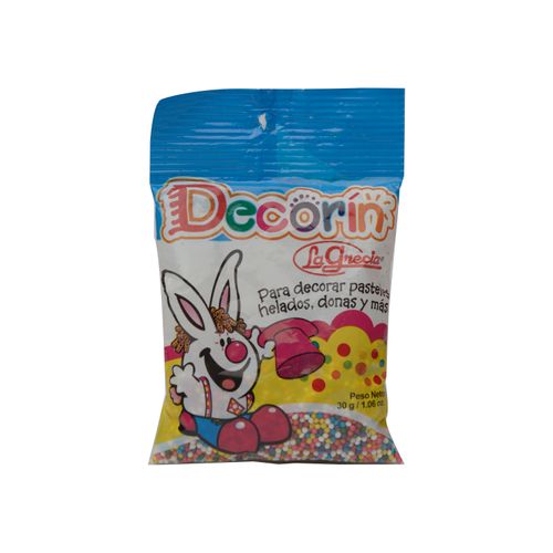 Mostacilla La  gecia Adorno para Pasteles Helados Donas y más - 30 g