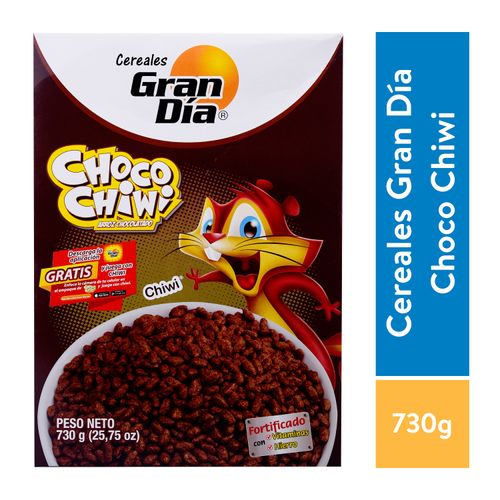 Cereal Gran Dia Choco Chiwi con vitaminas y hierro Caja - 730gr