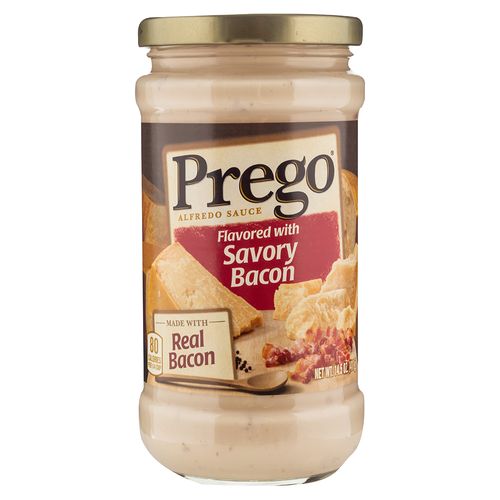 Salsa Prego Blanca Sabor Tocino - 411gr