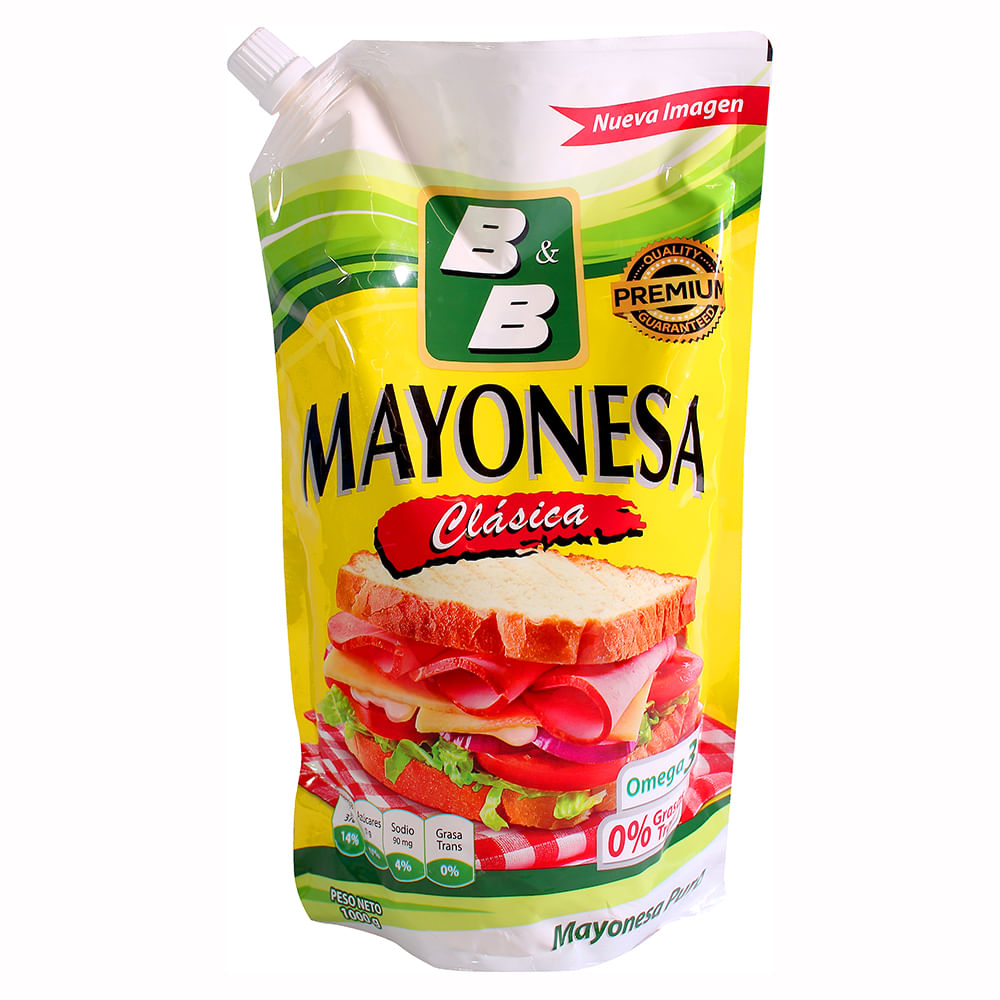 Comprar Mayonesa B&B Clasica Doy Pack - 1000gr | Walmart Guatemala