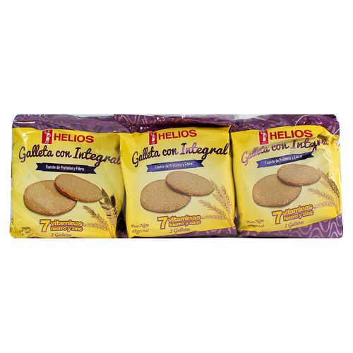 Galleta Helios Con Integral - 384 g