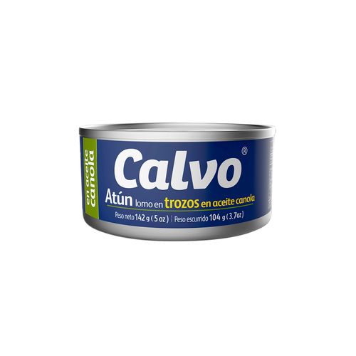 Atun Calvo Lomo en Trozos Con Aceite Canola - 142gr