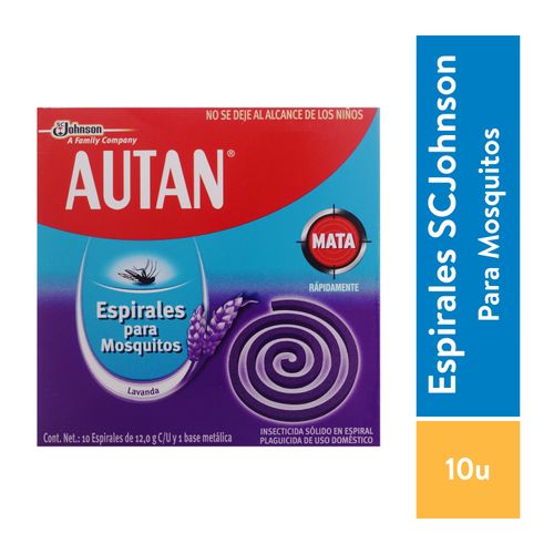 Repelente Autan Espiral Landa 10 Unid