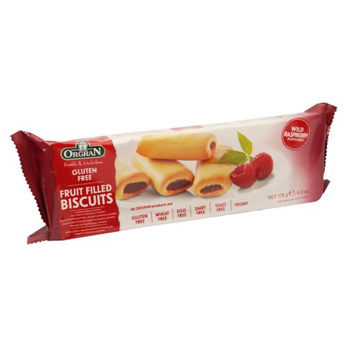 Galleta Cuétara Orgran Rellena Frambuesa Libre de Gluten- 175 g