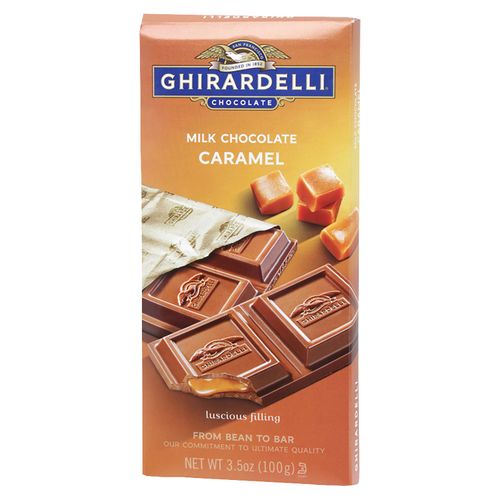 Chocolate Ghirardelli Leche Carmelo - 99gr