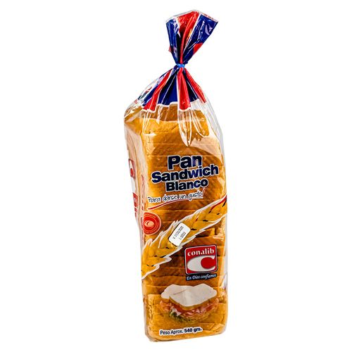 Pan Conalib Sandwich Mediano - 540gr