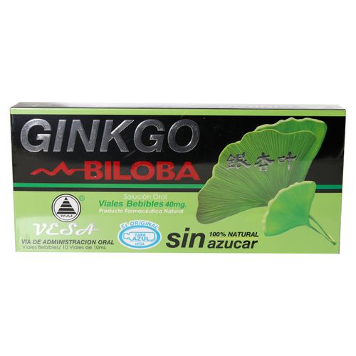 Ginkgo Biloba Vesa 10 Frascos