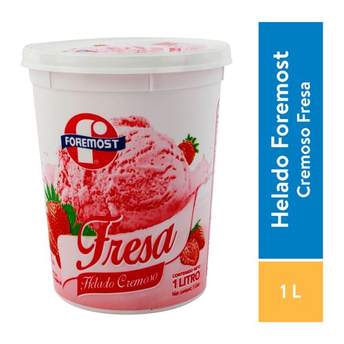 Helado Foremost Cremoso Fresa - 1000gr
