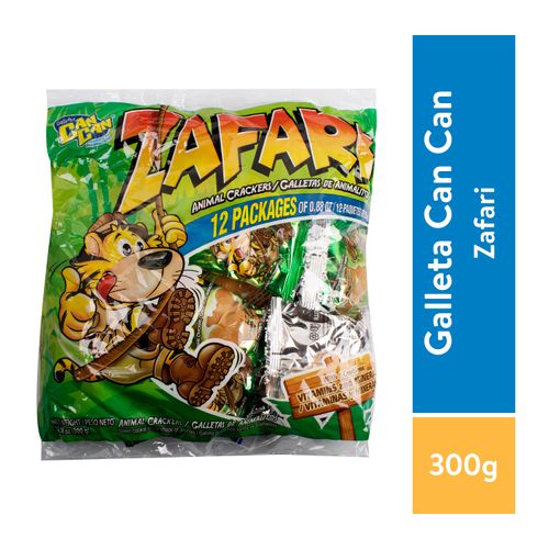 Galletas Can Can Zafari Dulce - 300gr