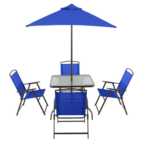 Set 4 Persona Mainstays Texaline Color Azul  - Unidad