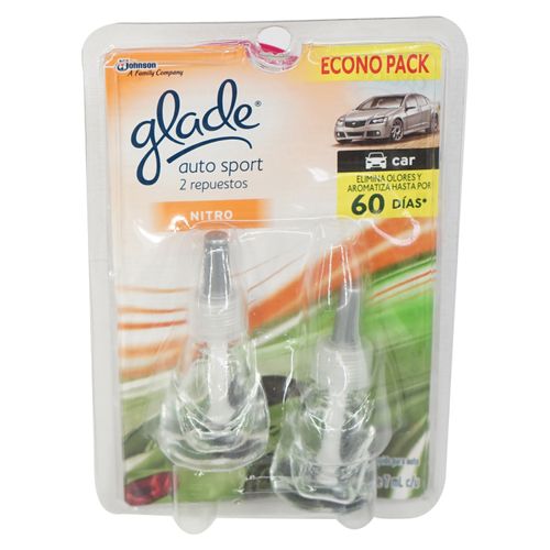2 Pack Autosport Glade Repuesto 2 - 14ml