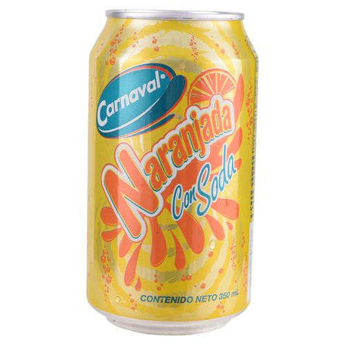 Gaseosa Carnaval Naranjada Lata 355Ml