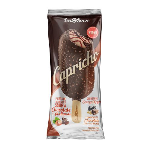 Paleta Dos Pinos Capricho Cereza Negra -74gr