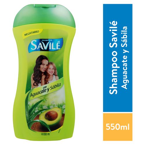 Shampoo Savilé Aguacate Y Sábila - 550ml