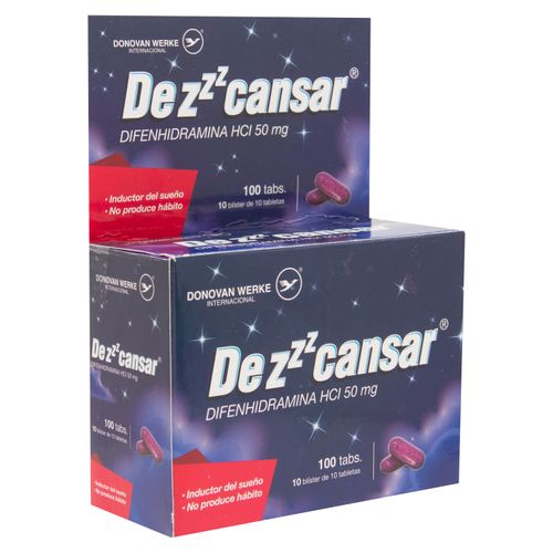 Pastillas S Dezzcansar- 50Mg 100 Unidades - Precio Indicado por Blister -