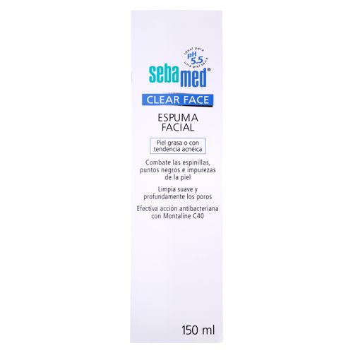 Clear Face Sebamed Espuma Facial 150Ml