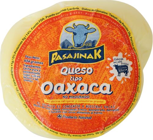 Queso Pasajinak Oaxaca 453Gr