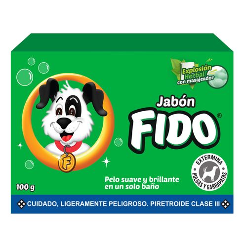 Jabón Fido Para Perro Con Masajeador - 100 g