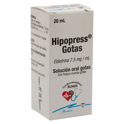 Hipopress Gotas- 7.50Mg/1Ml 20 Ml