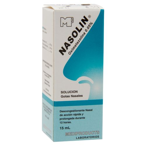 Nasolin Gotas 0.05% 15Ml Una Caja