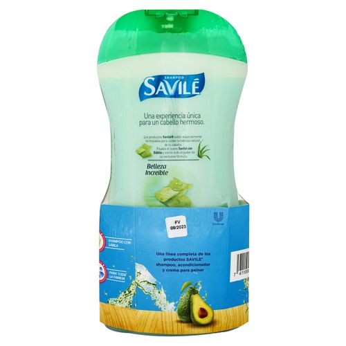 Shampoo Savile Savila 6X550 Mas Cp Agua - 275ml