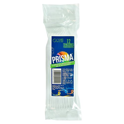 Combo Prisma C Cubiertos Transp 24Ea