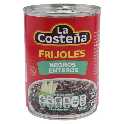 Frijoles La Costeña Negros Enteros - 560 g