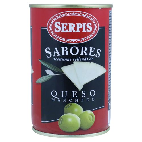 Aceituna Serpis Rellen Queso Manch 300Gr