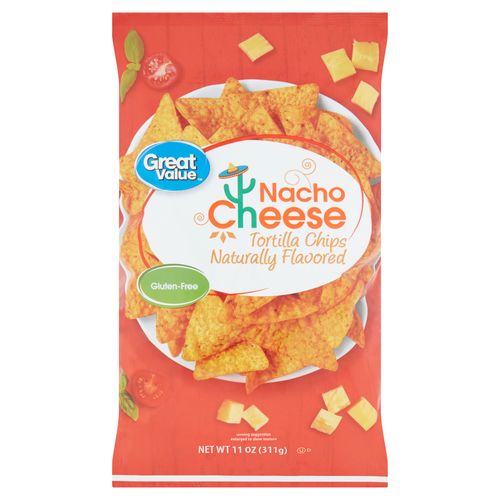 Snack Great Value Tortilla Nacho Sabor Queso - 311gr