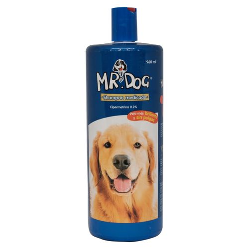 Shampoo Mr Dog Mata Pulgas Para Perros -960 Ml