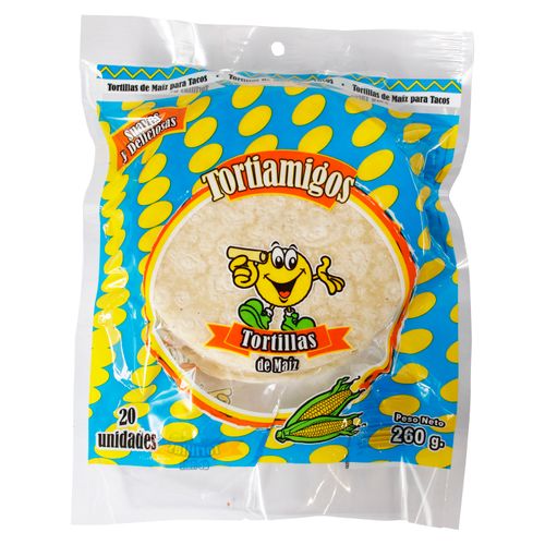 Tortilla Tortiamigos De Maiz 20 Unidades - 260gr