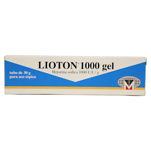 Lioton  Gel Tubo 30 Grms Una Caja