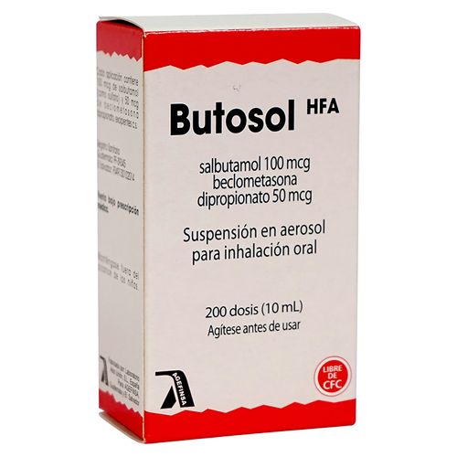 Butosol 100/50Mcg Inhalador 200 Dosis Una Caja