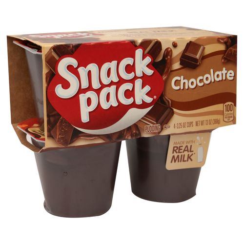 4 Pack Pudding Snack Pack Chocolate - 92gr