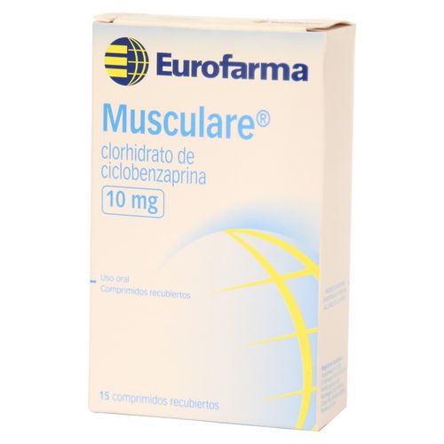 Relajante Musculare 10 Mg 15 Tabletas