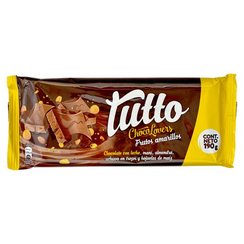 Chocolate Tutto Frutos Amarillos - 190gr