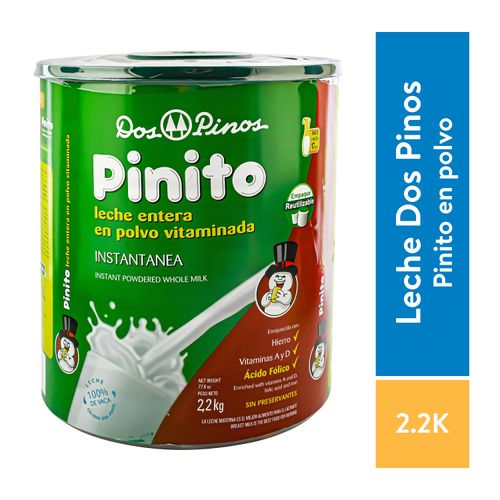 Leche Dos Pinos Pinito Entera más Hermético - 2200 g