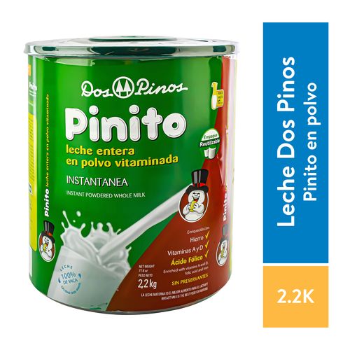 Leche Dos Pinos Pinito Entera Mas Hermetico - 2200gr