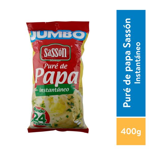 Pure De Papa Sasson En Paquete Instantaneo - 400gr