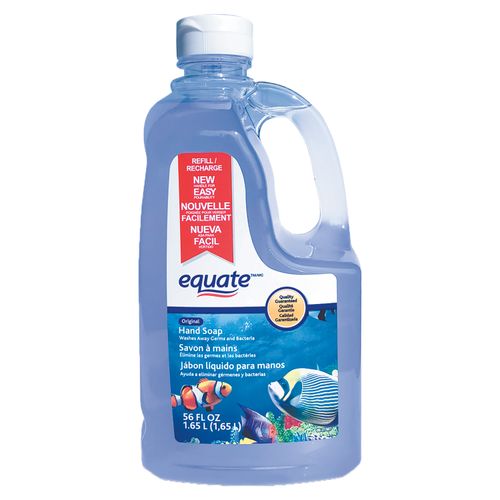 Jabón Líquido Para Manos Marca Equate Clear Repuesto -1650 ml