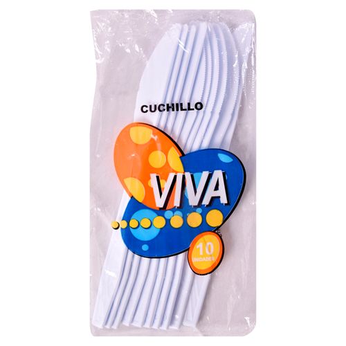 Cuchara Viva Desechable - 10 unidades