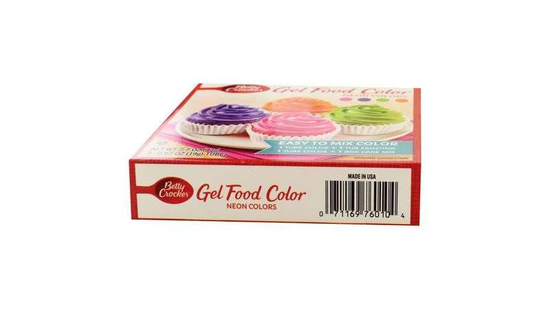 Betty Crocker Gel Food Color, Neon Colors