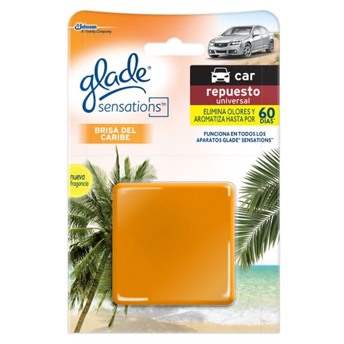 Sensations Glade Repuesto, Brisa Del Caribe - 8gr