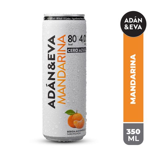 Bebida Alcoholica  Adan Y Eva Mandarina Lata - 350ml